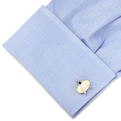 Star Trek Two Tone Delta Shield Cufflinks Tie Bar Gift Set