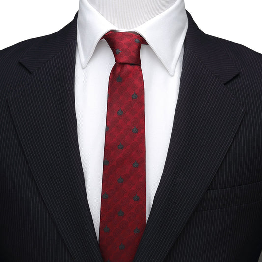 TNG Red Delta Shield Men's Tie