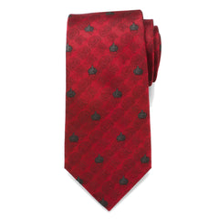 TNG Red Delta Shield Men's Tie