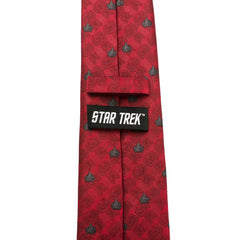 TNG Red Delta Shield Men's Tie