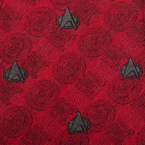 TNG Red Delta Shield Men's Tie
