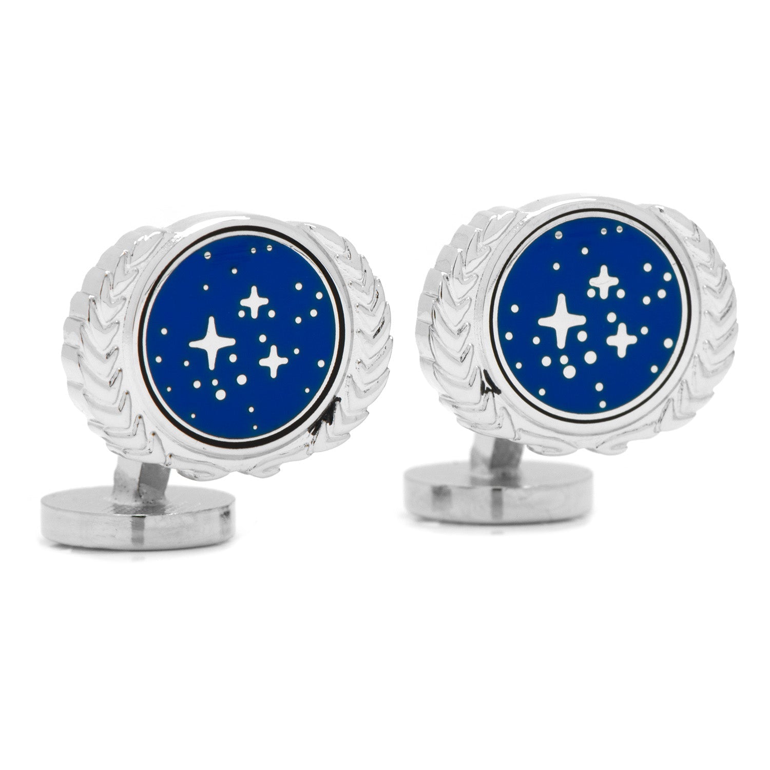  Cufflinks Star Trek UFP Cufflinks - Default Title - Bonton