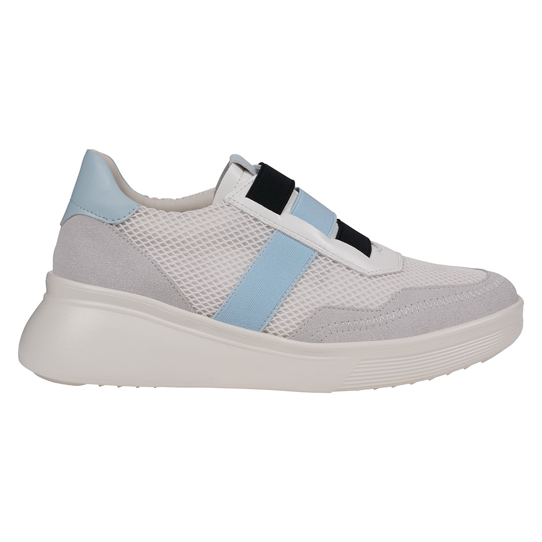  GC Shoes Women's Stefani White Wedge Sneakers - White - Bonton