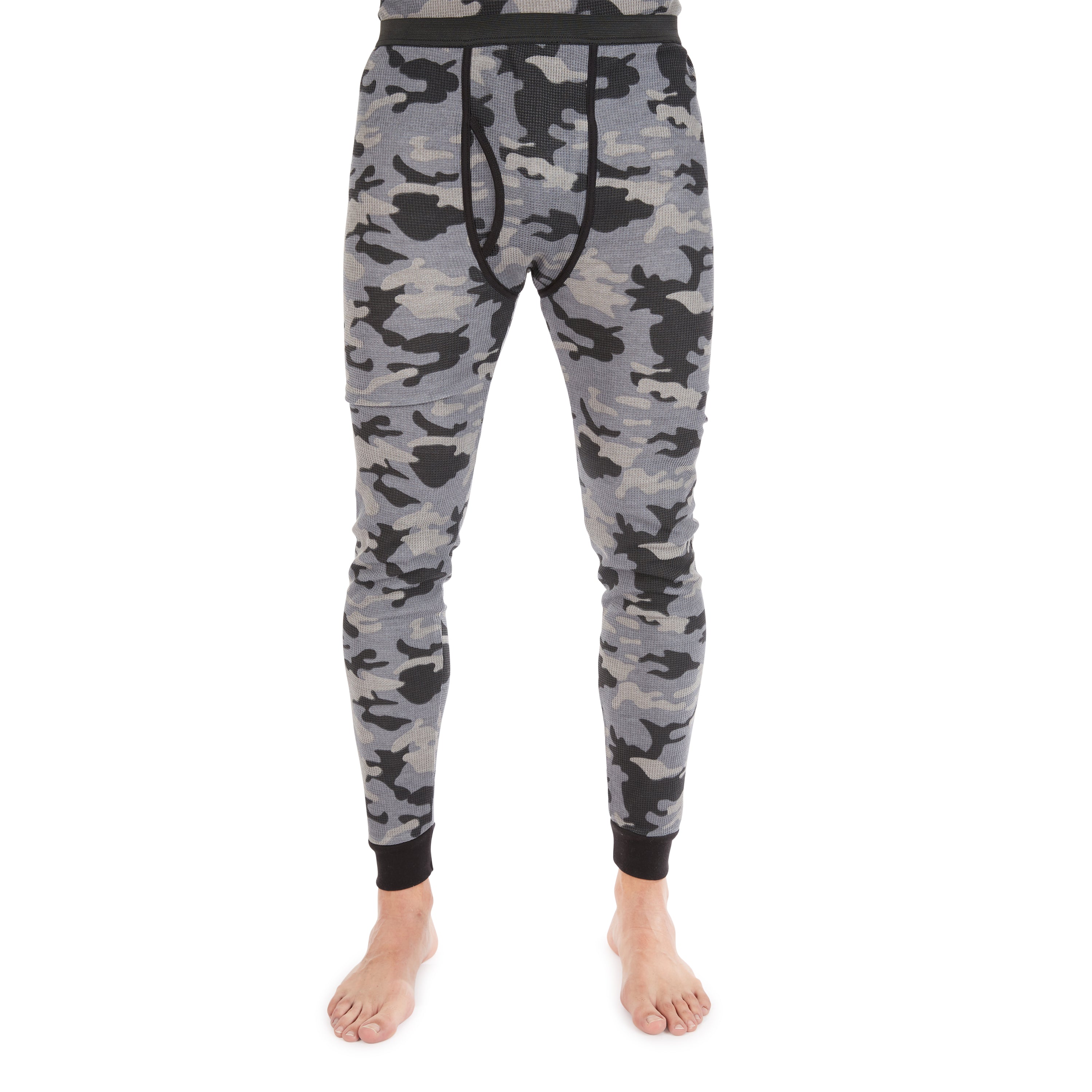  Smith's Workwear Thermal Camo Underwear Set - Black Camo-199G - Bonton