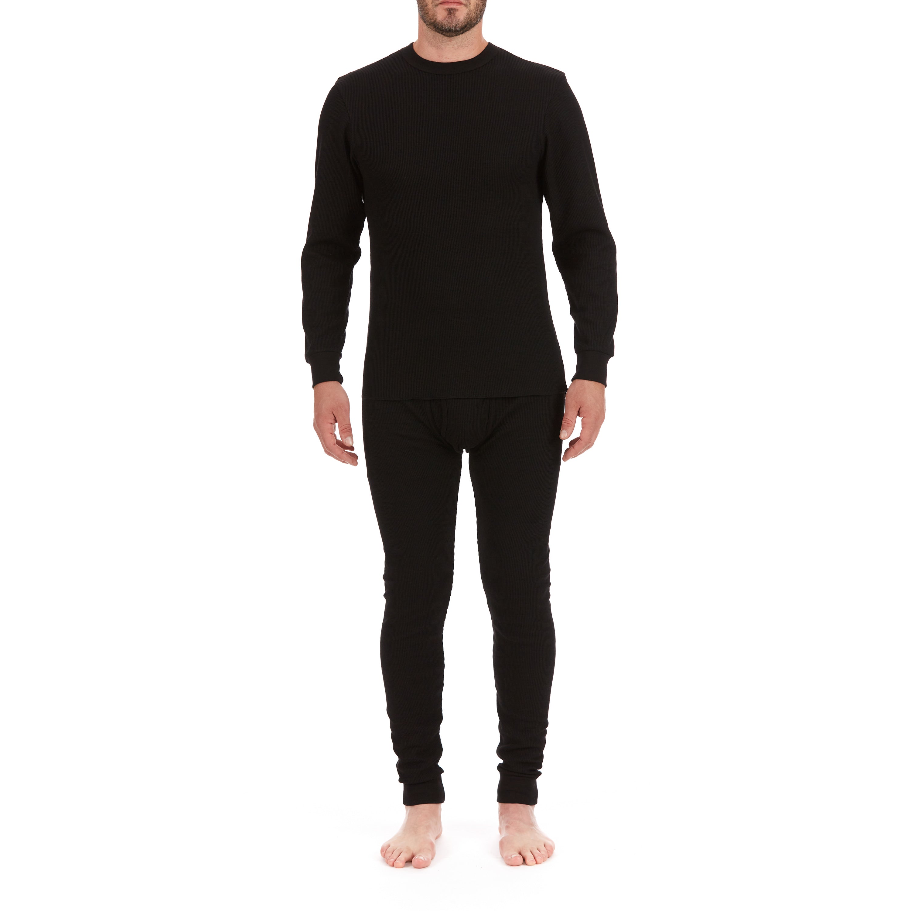  Smith's Workwear Thermal Underwear Set - Black - Bonton