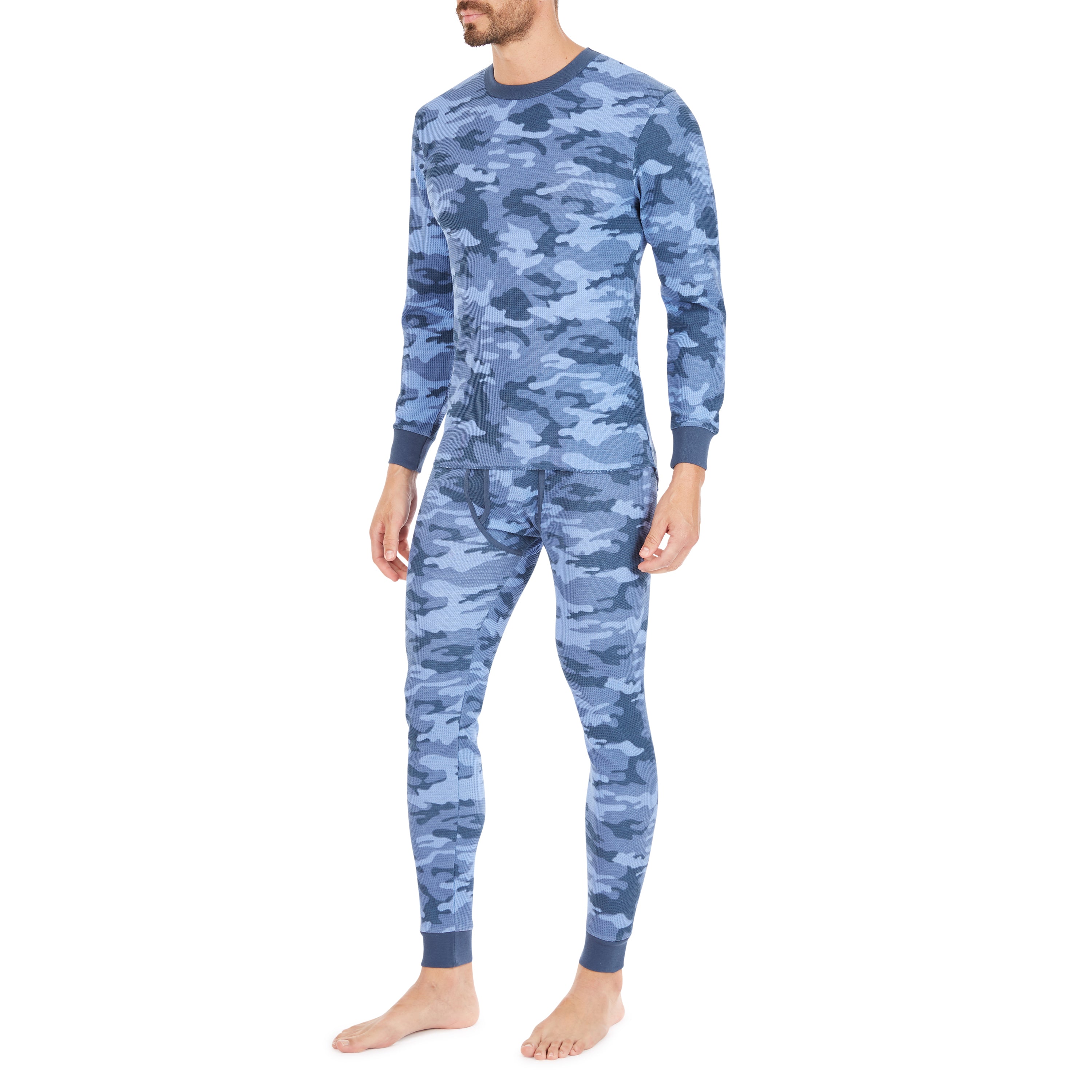  Smith's Workwear Thermal Camo Underwear Set - Black Camo-199G - Bonton