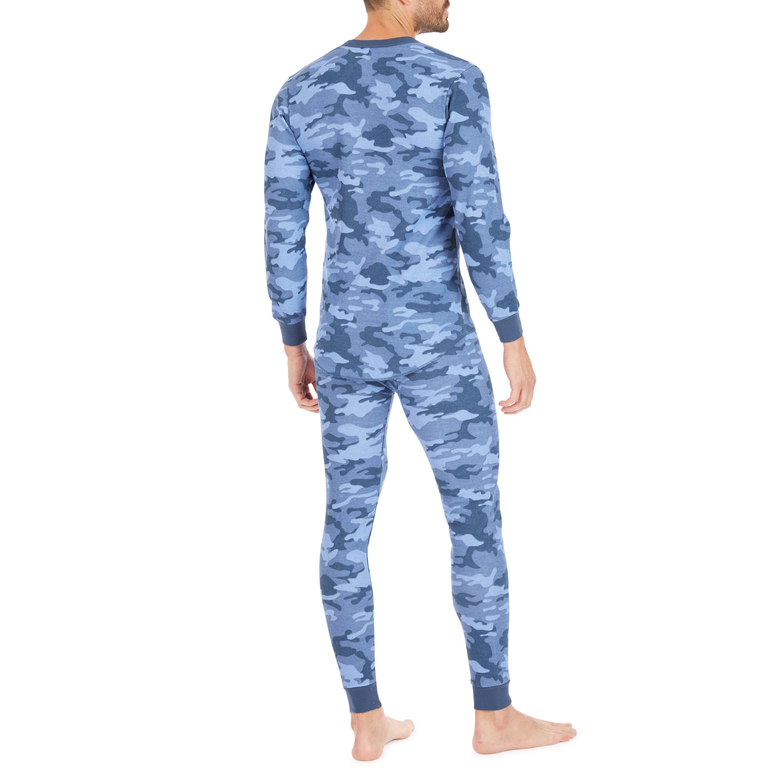  Smith's Workwear Thermal Camo Underwear Set - Black Camo-199G - Bonton