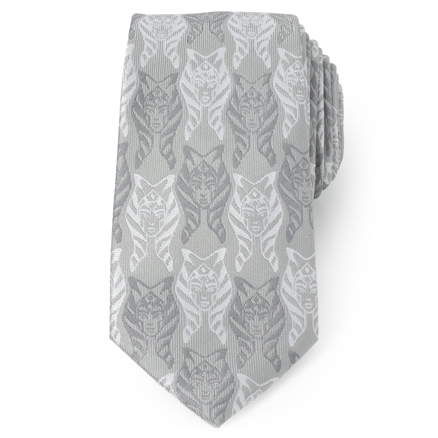  Cufflinks Ahsoka Gray Men's Tie - Default Title - Bonton