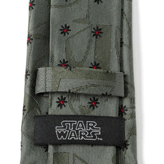 Boba Fett Green Motif Men's Tie