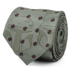 Boba Fett Green Motif Men's Tie