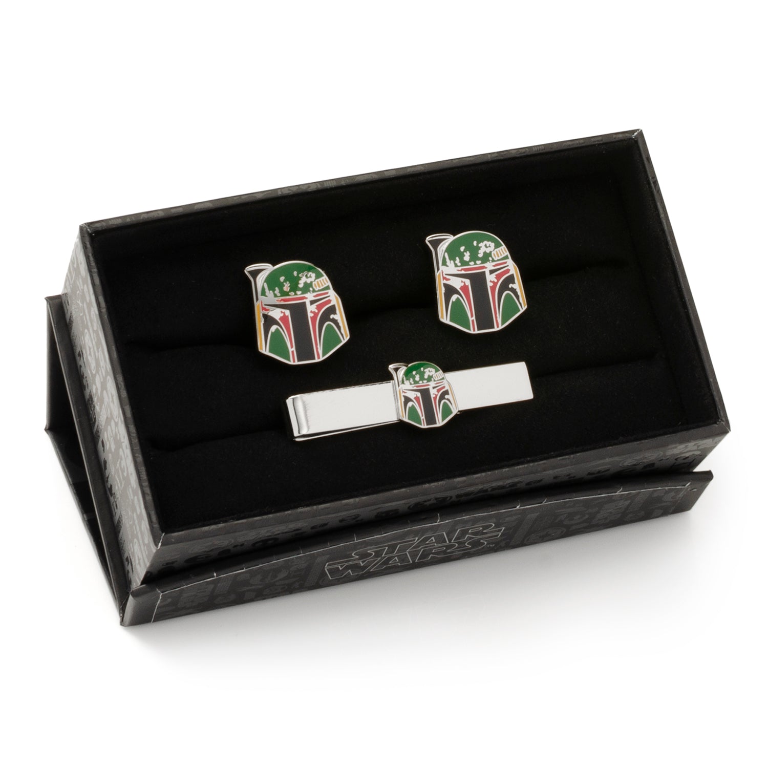  Cufflinks Boba Fett Cufflinks and Tie Bar Gift Set - Default Title - Bonton