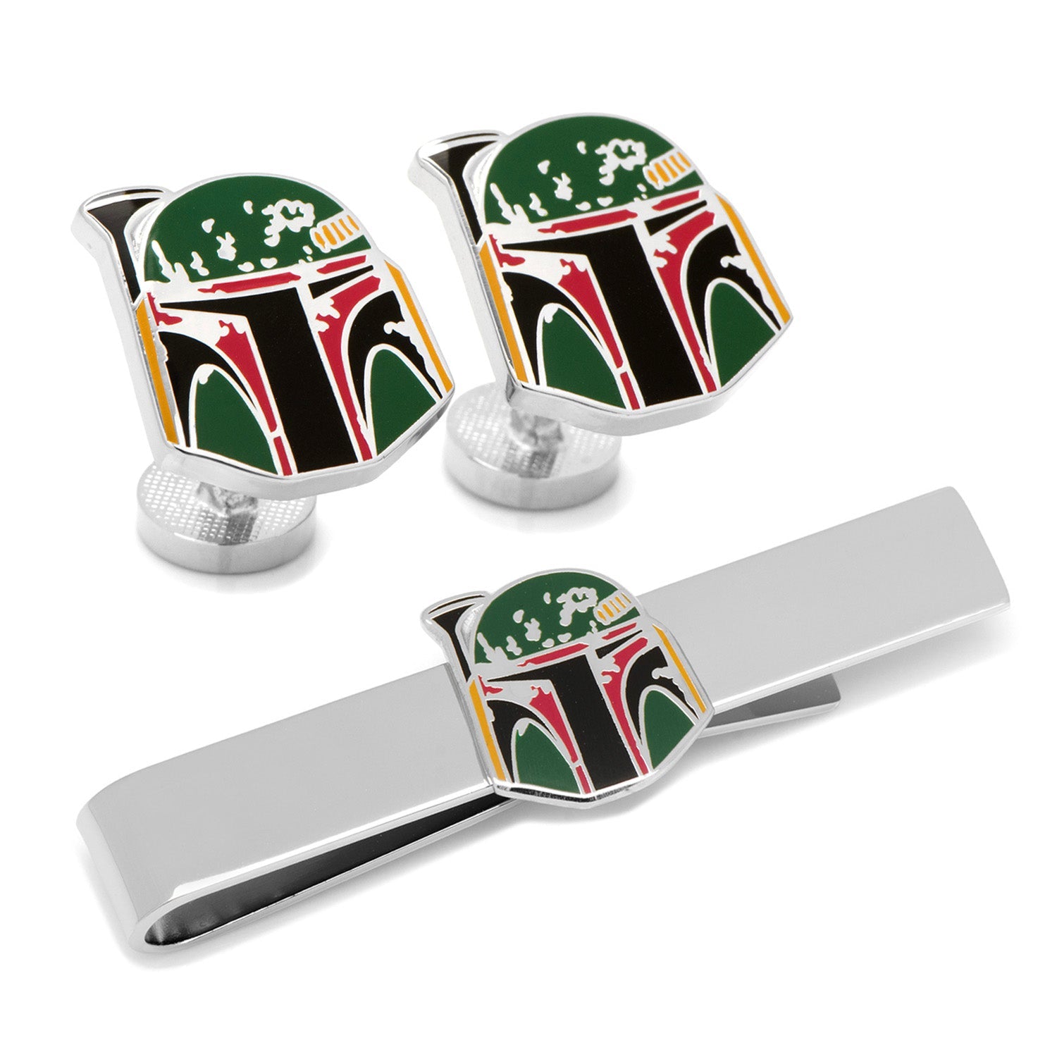  Cufflinks Boba Fett Cufflinks and Tie Bar Gift Set - Default Title - Bonton