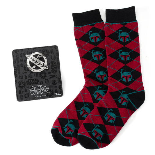 Boba Fett Maroon Argyle Gift Set