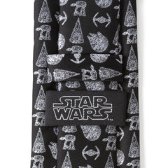 Star Wars Battle Black Men's Tie