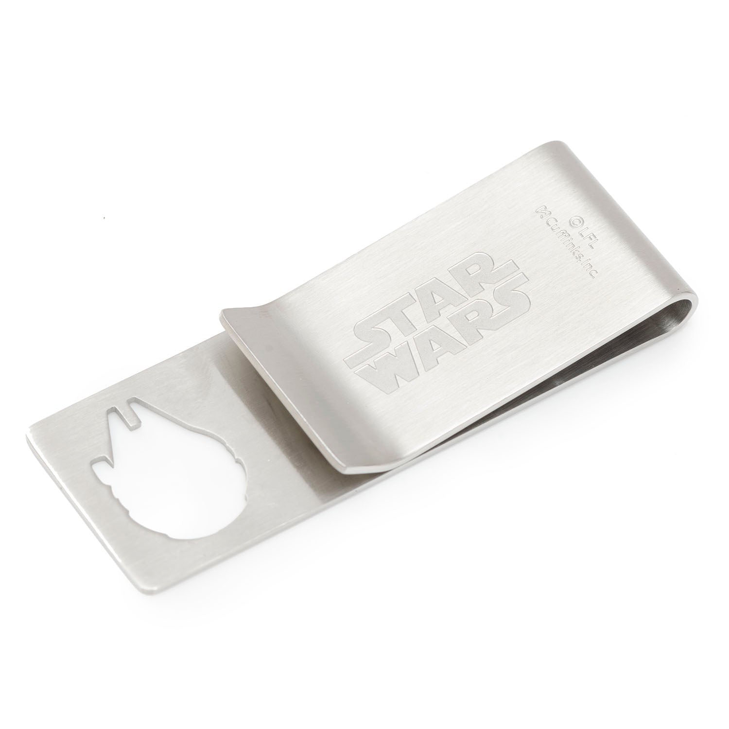  Cufflinks Millennium Falcon Cutout Money Clip - Default Title - Bonton