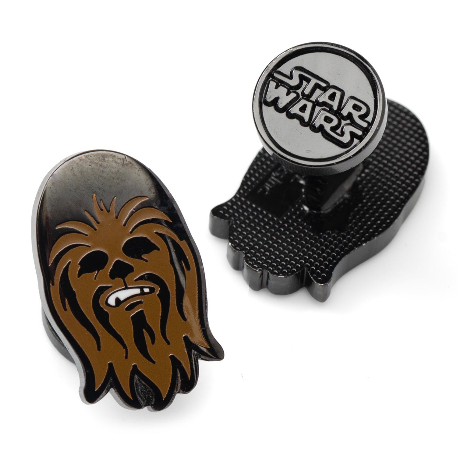  Cufflinks Chewbacca Gunmetal Cufflinks - Default Title - Bonton