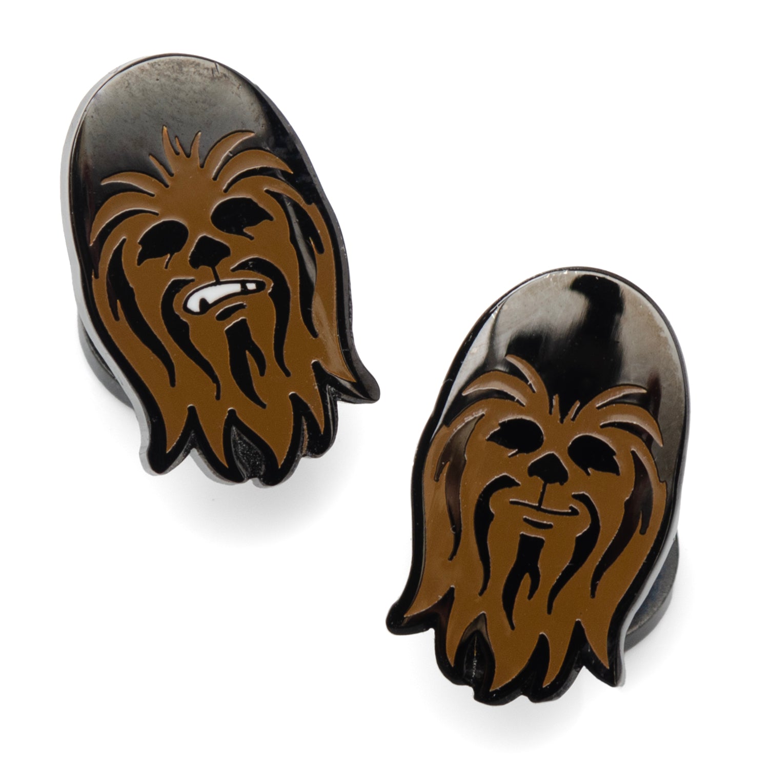  Cufflinks Chewbacca Gunmetal Cufflinks - Default Title - Bonton