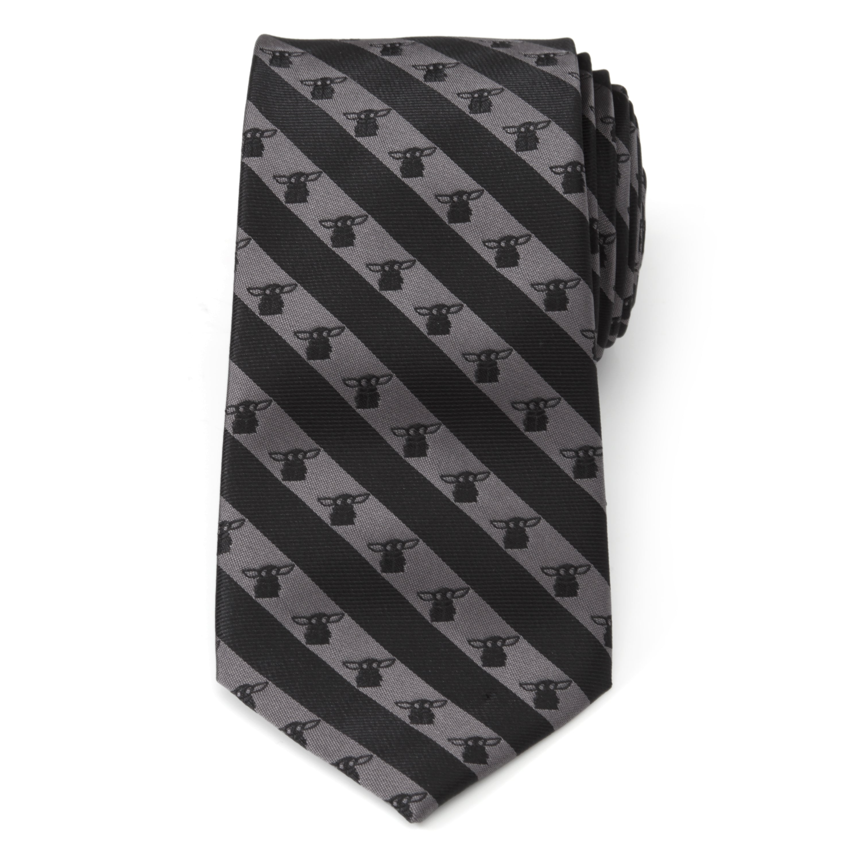  Cufflinks The Child Charcoal Stripe Men's Tie - Default Title - Bonton