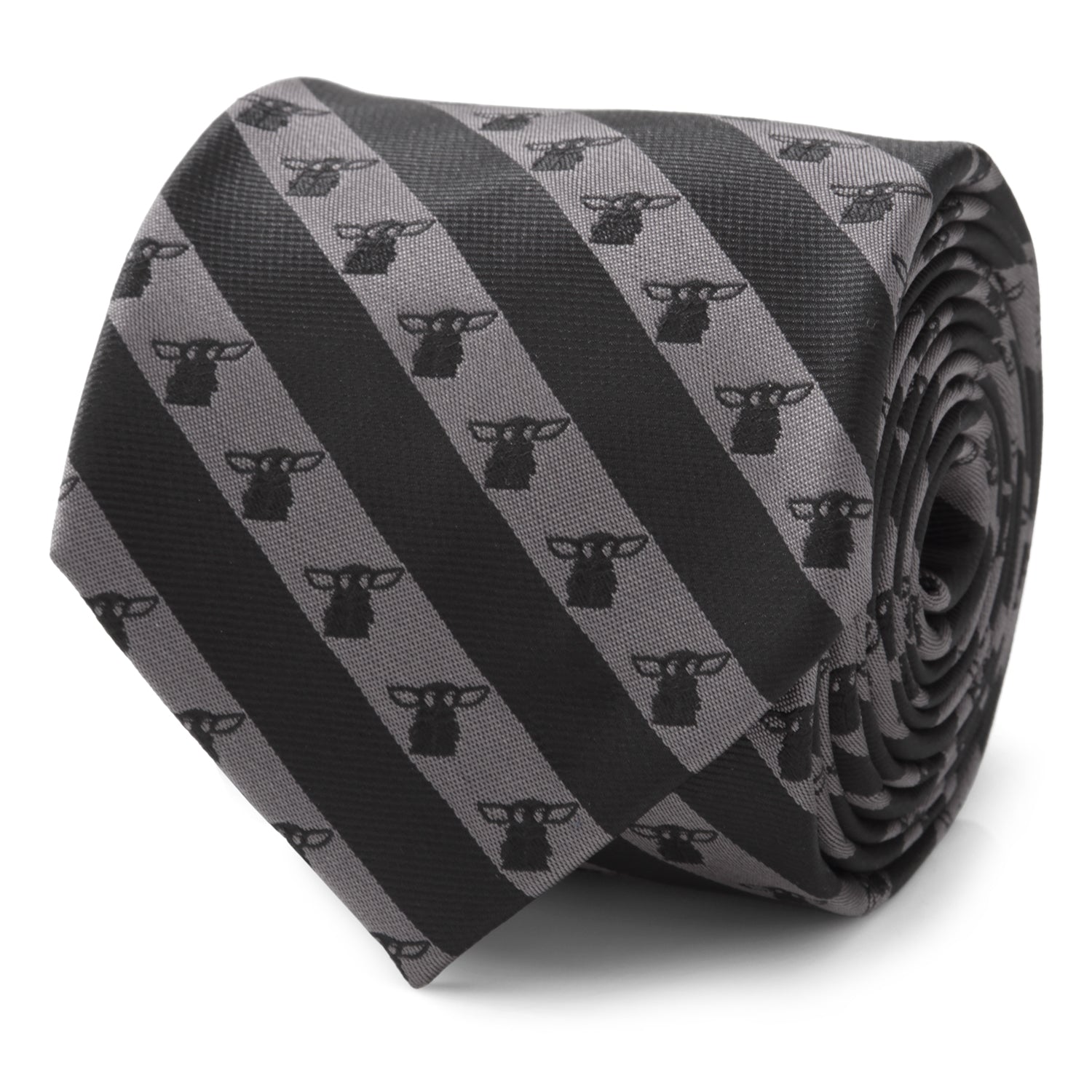  Cufflinks The Child Charcoal Stripe Men's Tie - Default Title - Bonton