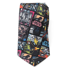 Star Wars Comic Black Men's Tie