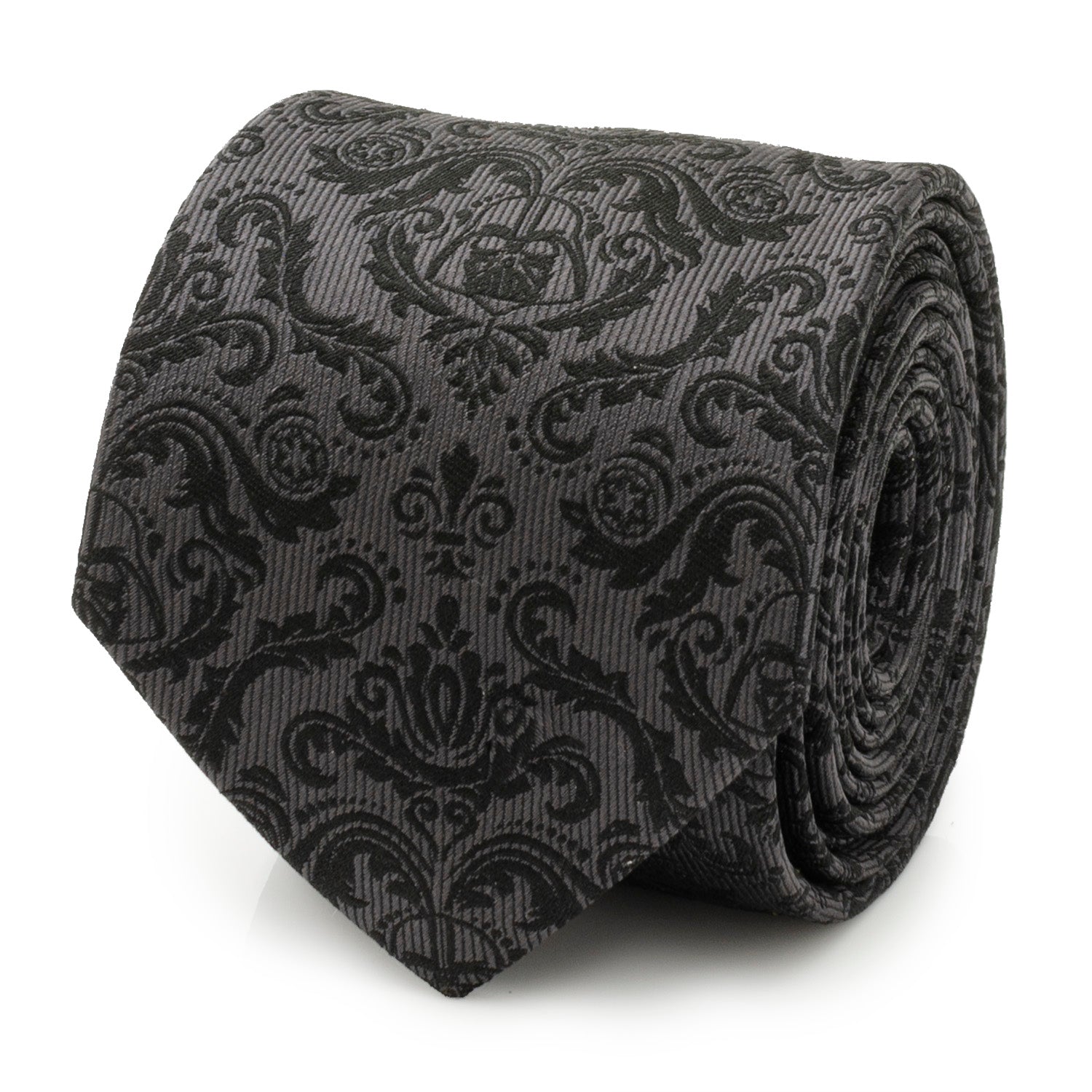  Cufflinks Damask Darth Vader Black Men's Tie - Default Title - Bonton