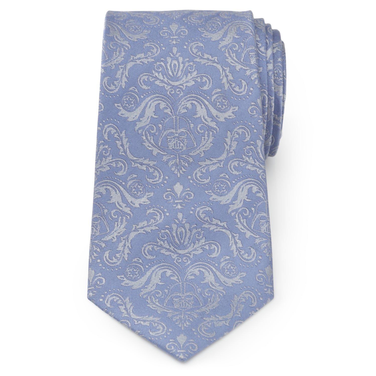  Cufflinks Damask Darth Vader Blue Men's Tie - Default Title - Bonton