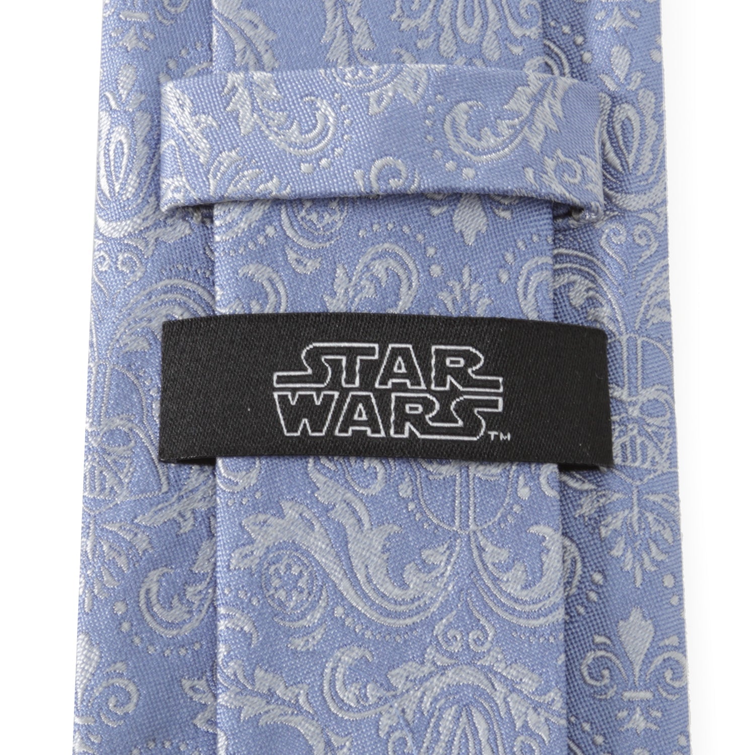  Cufflinks Damask Darth Vader Blue Men's Tie - Default Title - Bonton