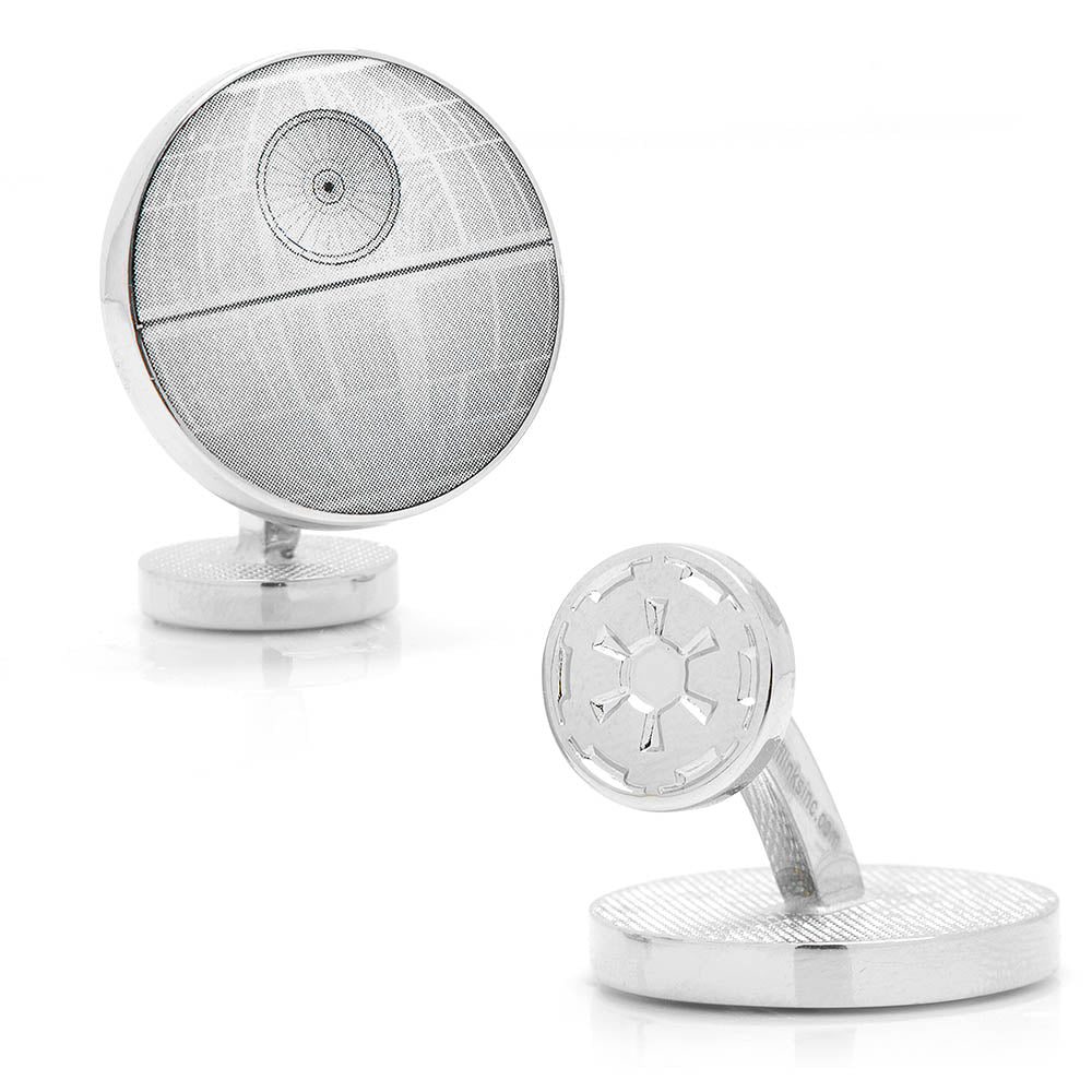  Cufflinks Death Star Blueprint Cufflinks - Default Title - Bonton