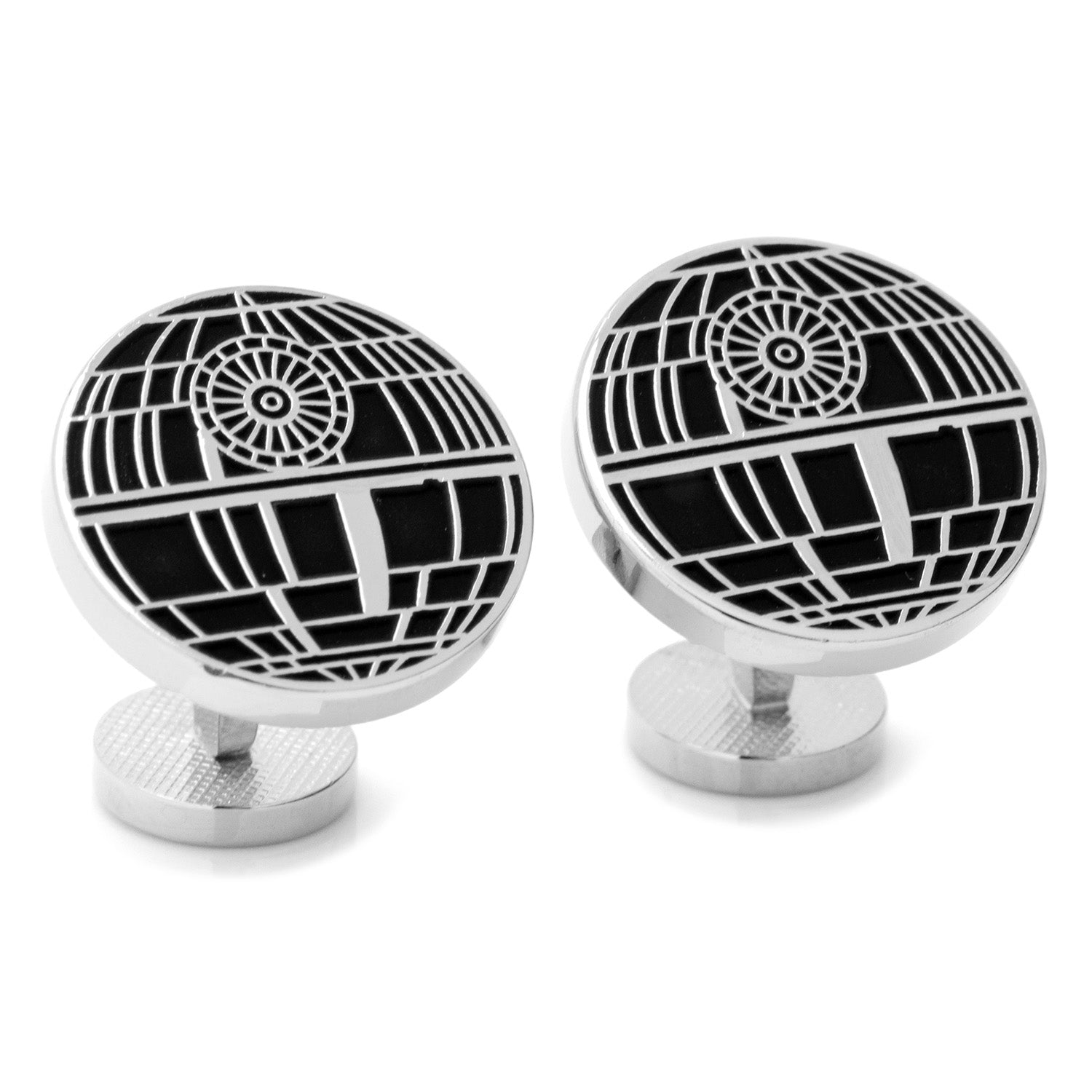  Cufflinks Recessed Matte Death Star Cufflinks - Default Title - Bonton