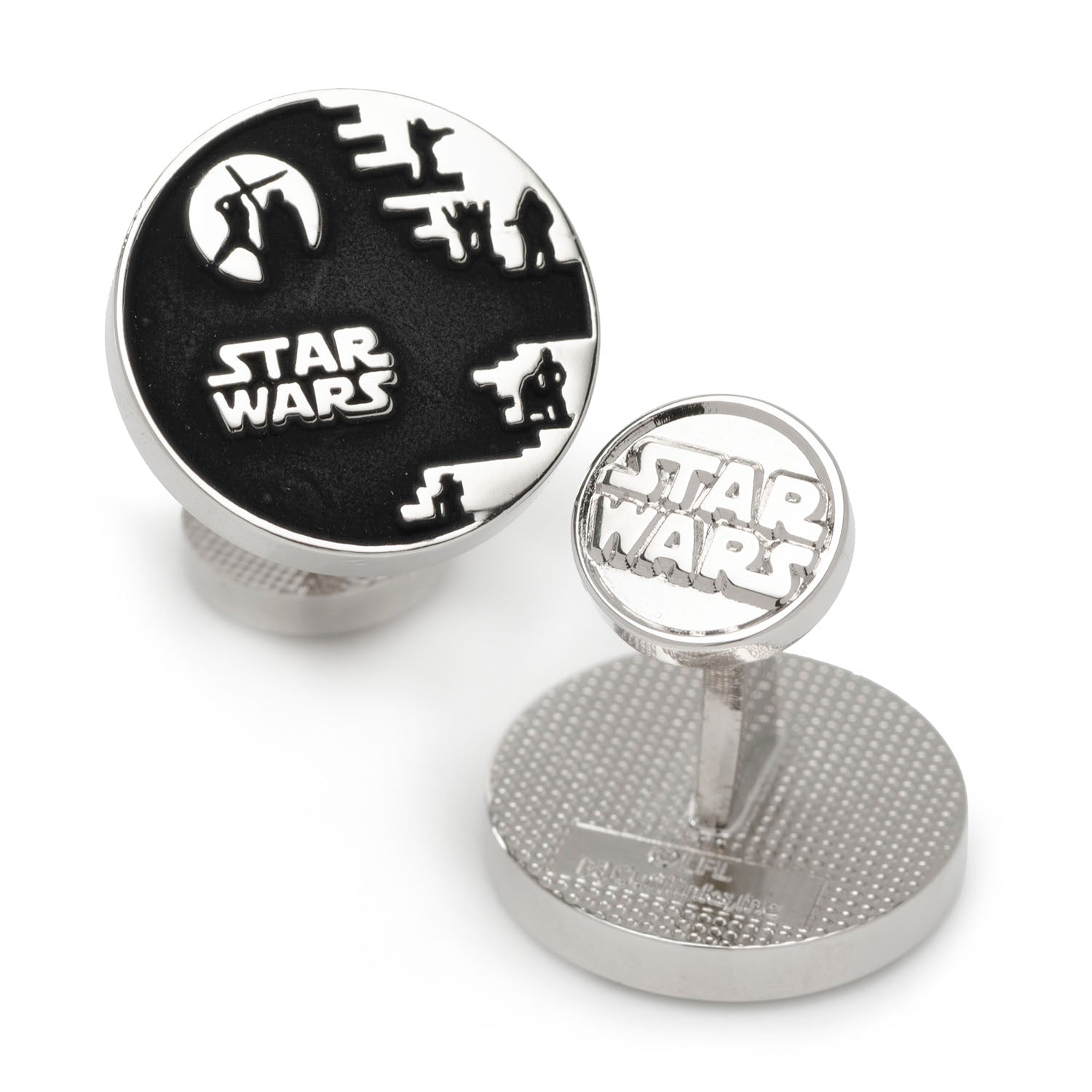  Cufflinks Death Star Icon Cufflinks - Default Title - Bonton