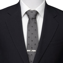 Darth Vader Herringbone Black Men's Tie