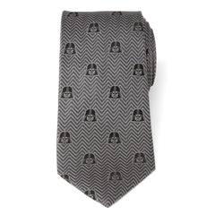 Darth Vader Herringbone Black Men's Tie