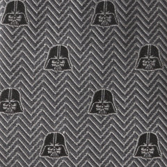 Darth Vader Herringbone Black Men's Tie