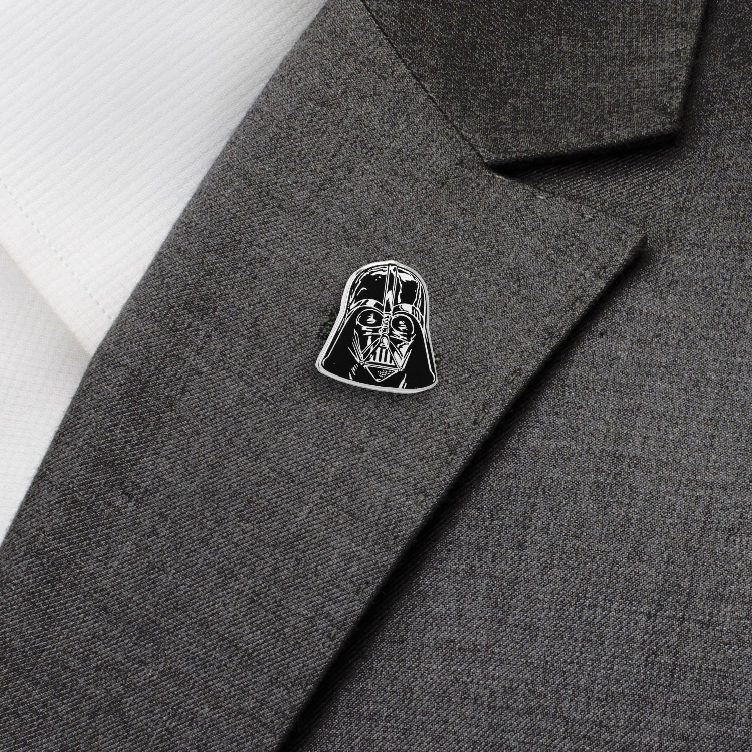  Cufflinks Darth Vader Lapel Pin - Default Title - Bonton