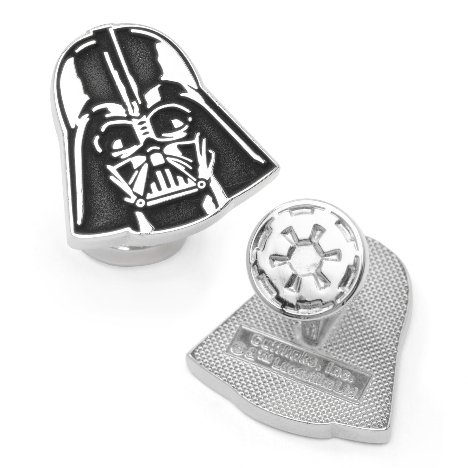  Cufflinks Darth Vader Matte Black Cufflinks and Tie Bar Gift Set - Default Title - Bonton