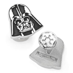 Darth Vader Matte Black Cufflinks and Tie Bar Gift Set