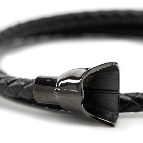 Darth Vader Helmet Double Wrap Stainless Steel Bracelet