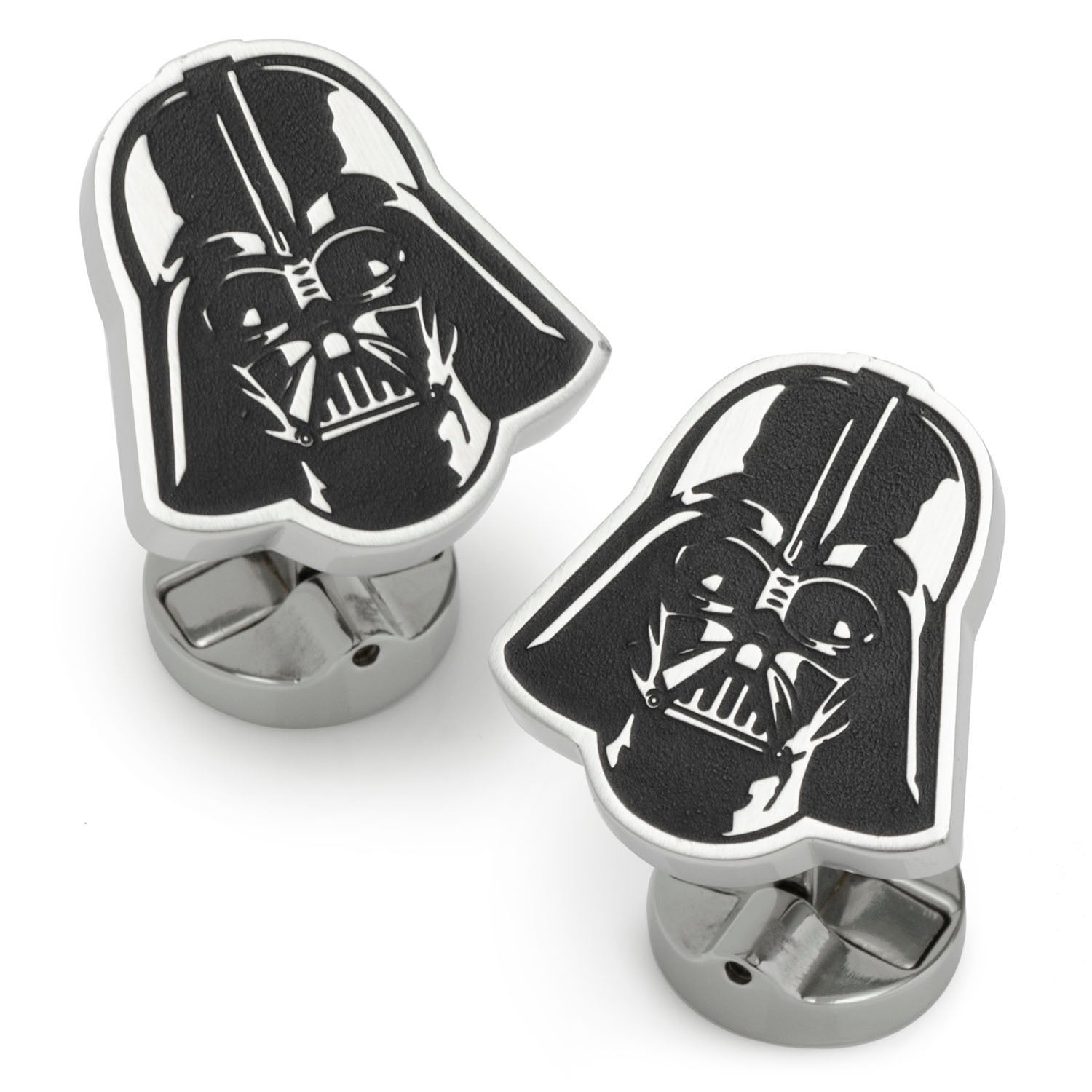  Cufflinks Darth Vader Stainless Steel Necklace & Cufflinks Gift Set - Default Title - Bonton