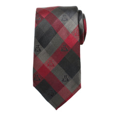 Darth Vader Red Plaid Men's Tie