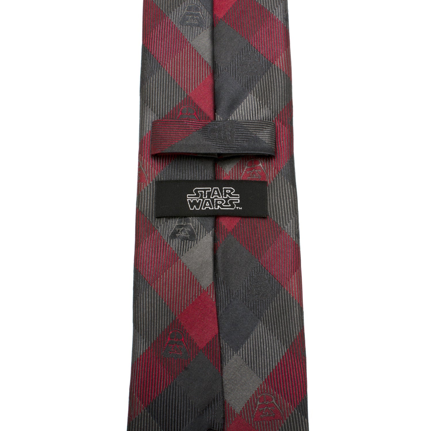  Cufflinks Darth Vader Red Plaid Men's Tie - Default Title - Bonton