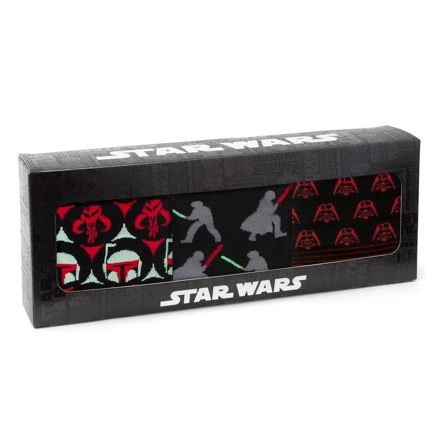  Cufflinks Find the Force Black Gift Set - Default Title - Bonton