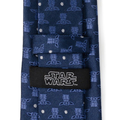 Grogu Navy Blue Men's Tie
