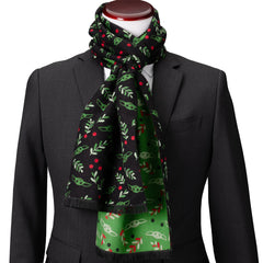 Grogu Holiday Black Scarf