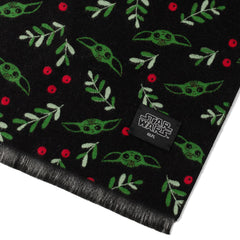 Grogu Holiday Black Scarf