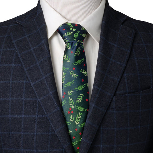 Grogu Holiday Navy Men's Tie