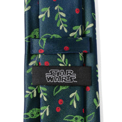 Grogu Holiday Navy Men's Tie