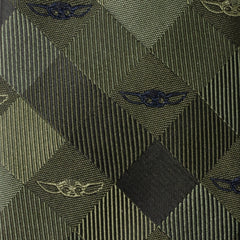Grogu Plaid Green Men's Tie