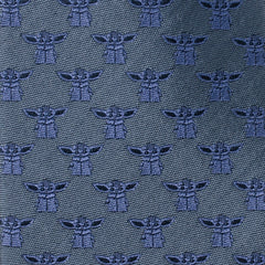 Grogu Blue Tonal Men's Tie