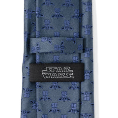 Grogu Blue Tonal Men's Tie