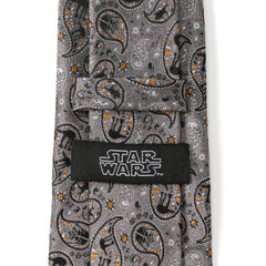 Hoth Battle Paisley Gray Men's Tie